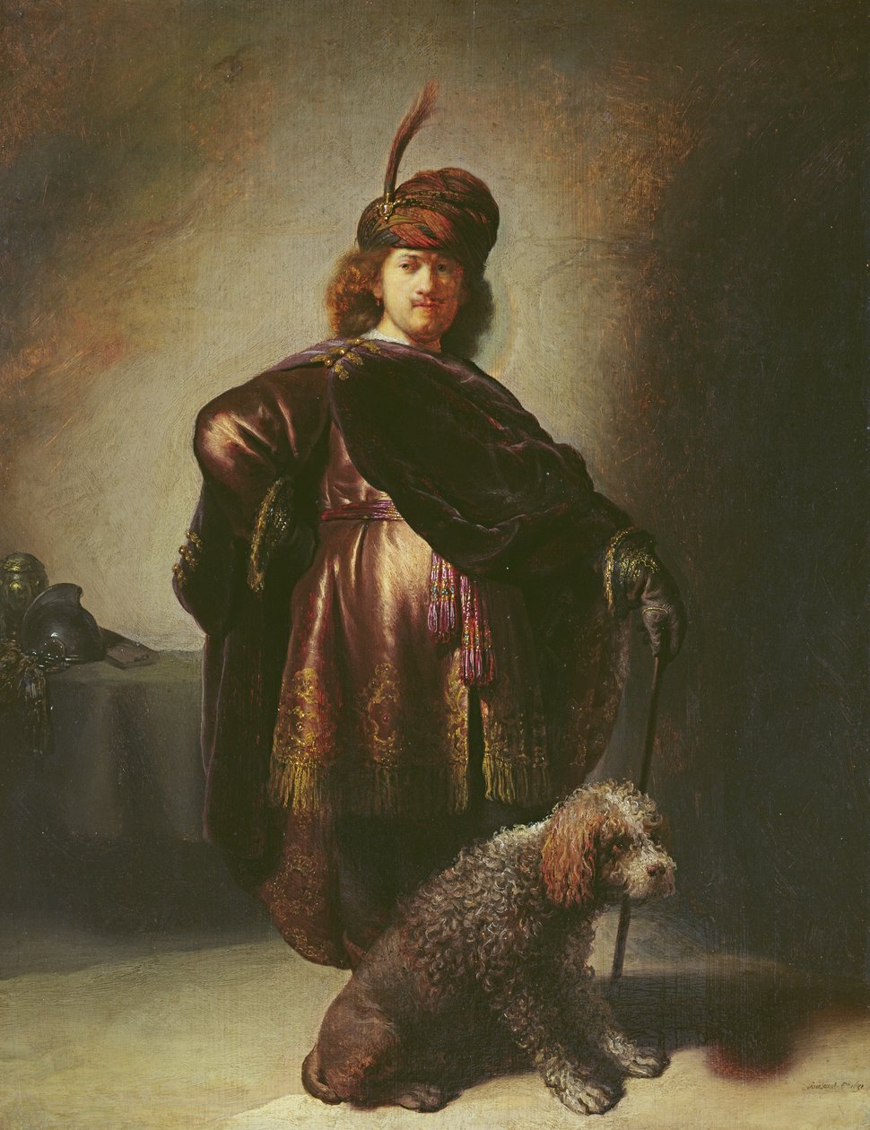 Autoportrait en costume oriental, 1631 - Rembrandt van Rijn