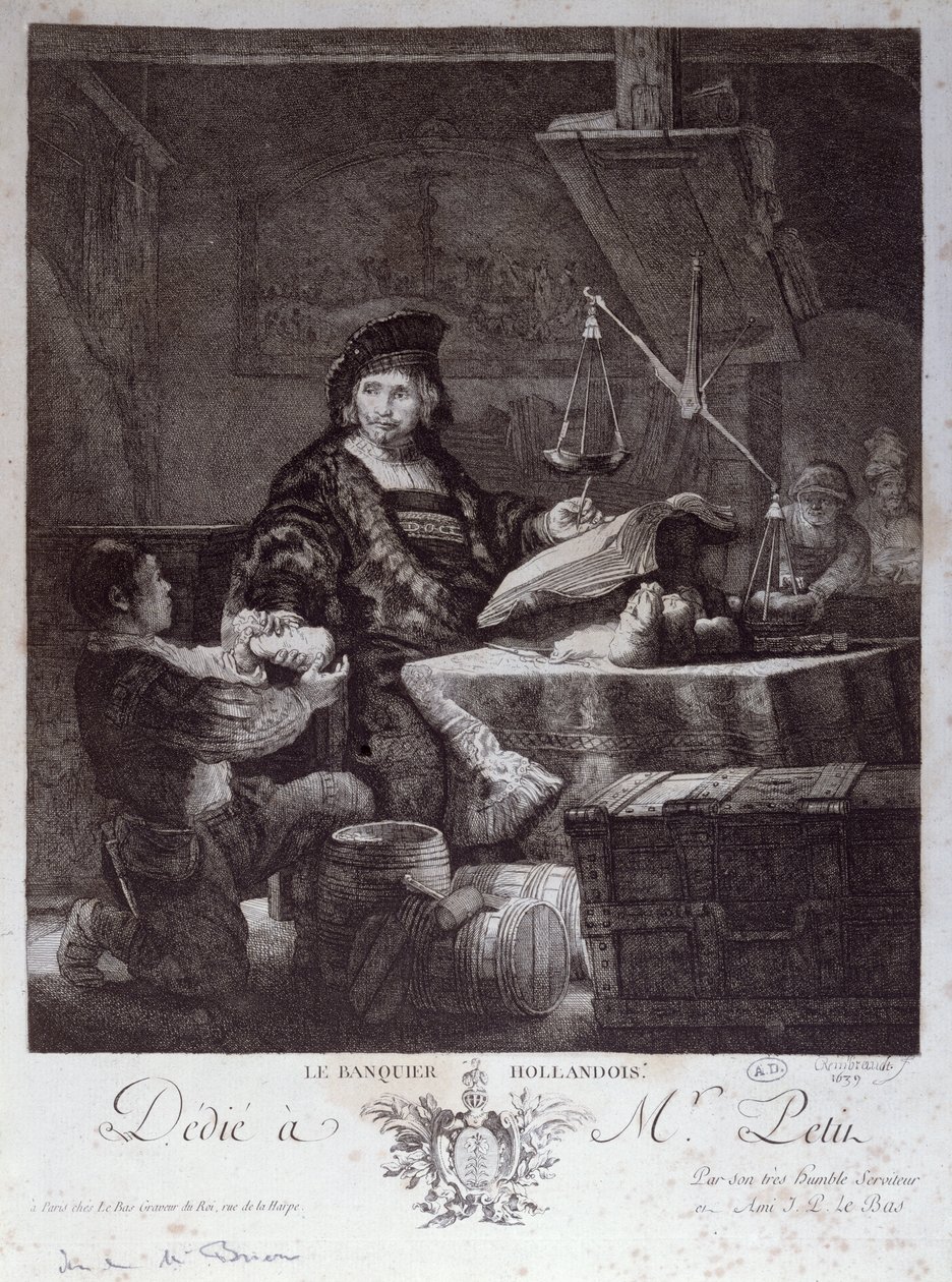 Le Banquier Hollandais, 1639 - Rembrandt van Rijn
