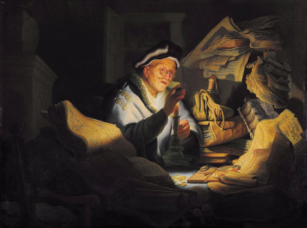 La parabole du riche insensé - Rembrandt van Rijn