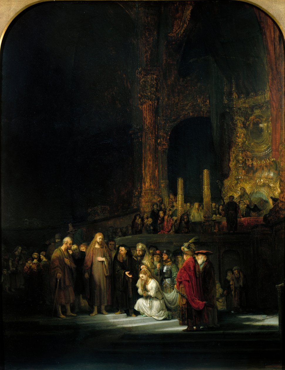 La femme prise en flagrant délit d