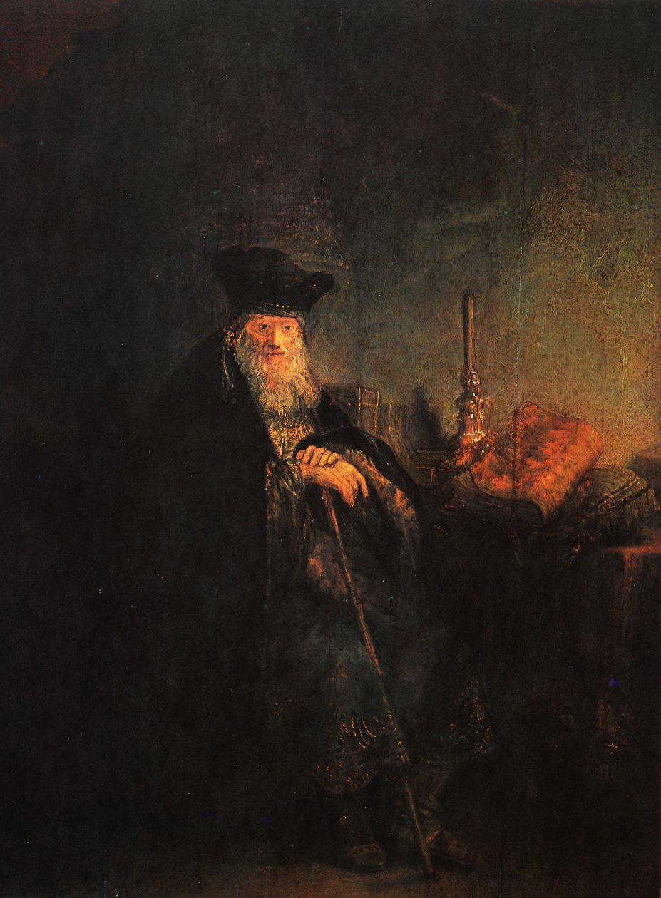 Le vieux rabbin - Rembrandt van Rijn