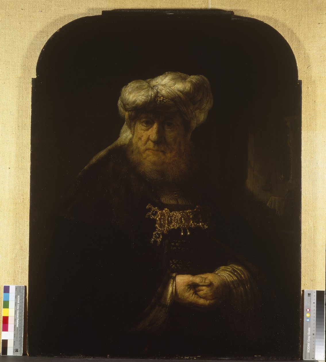 Un homme en costume oriental, vers 1639 - Rembrandt Harmensz. van Rijn