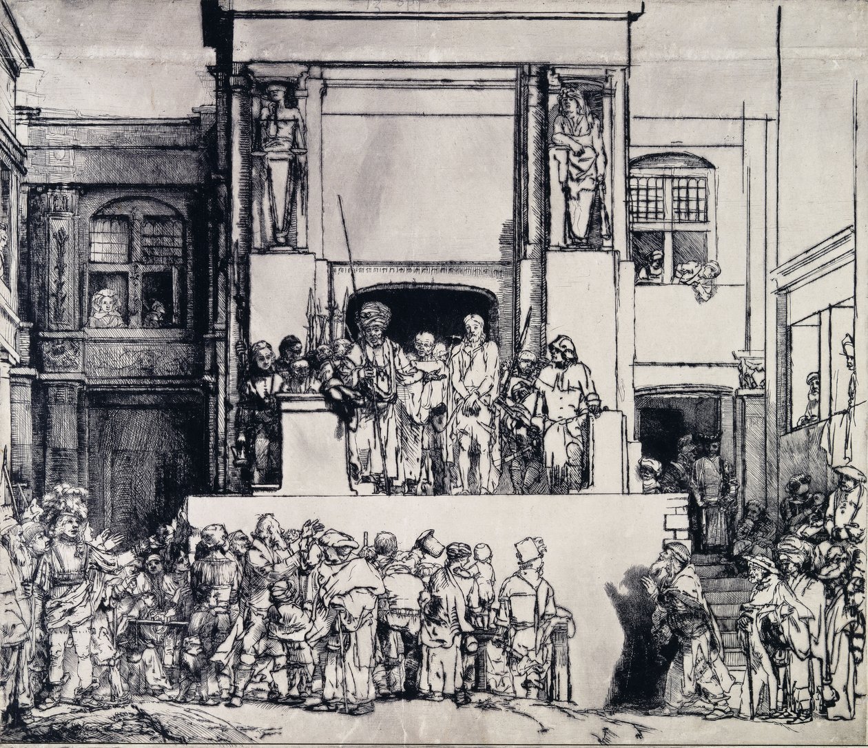 Christ présenté au peuple, 1655 - Rembrandt van Rijn