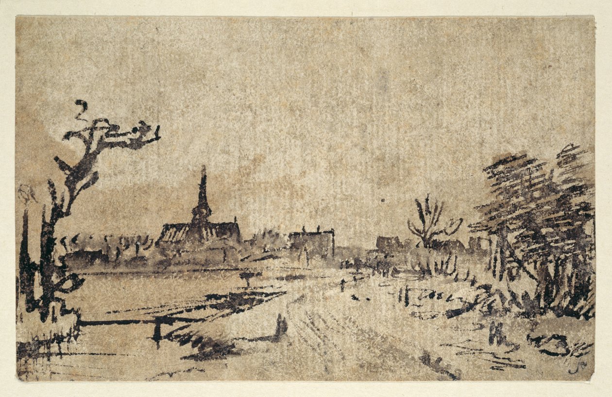 Paysage avec de l