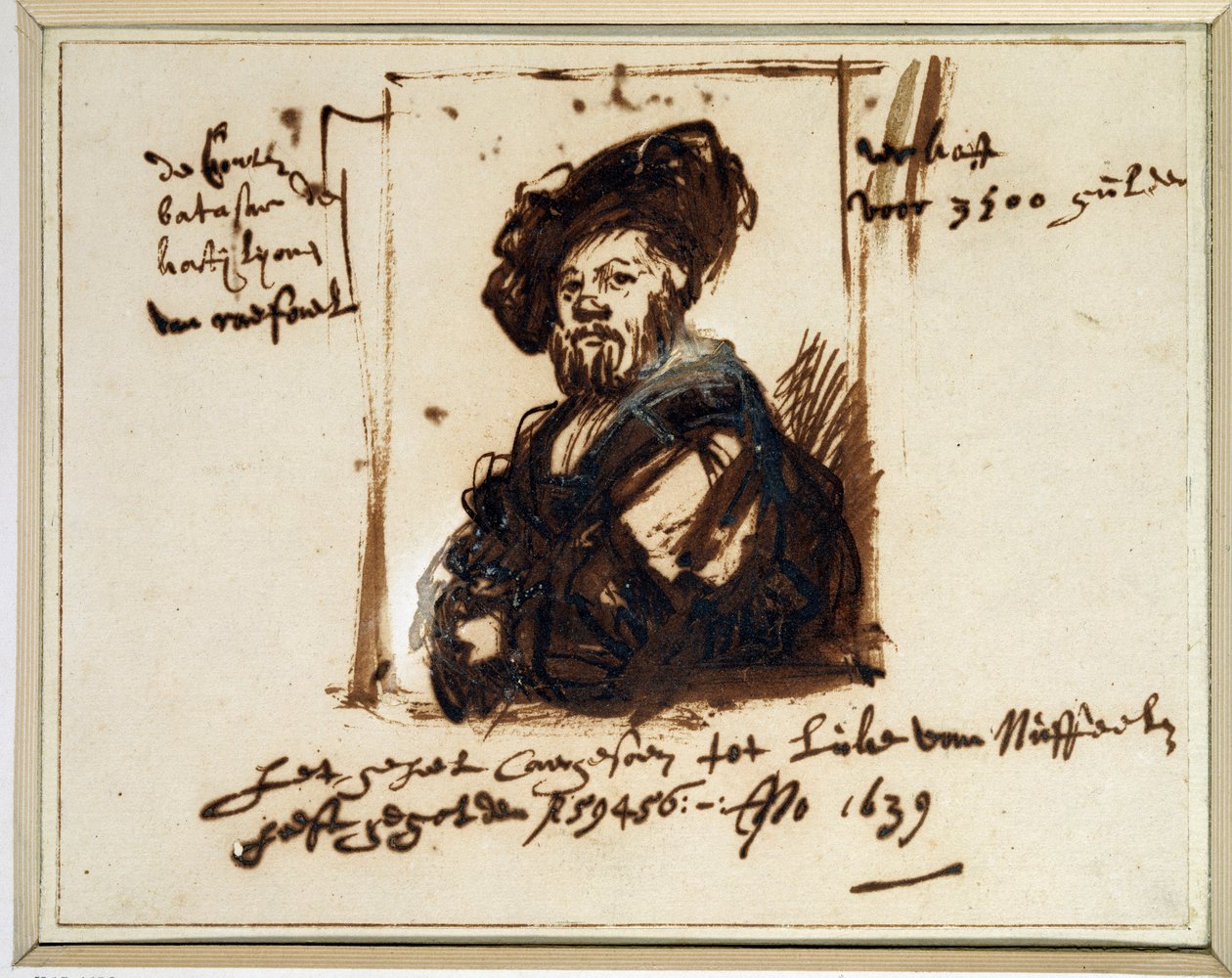 Portrait de Baldassare Castiglione - Rembrandt van Rijn