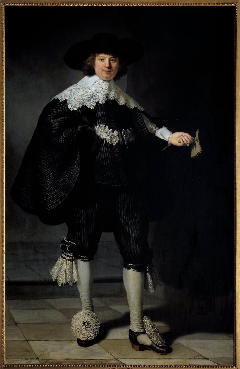 Portrait de Maertens Soolmans - Rembrandt van Rijn