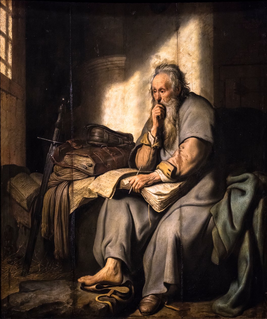 Saint Paul en prison - Rembrandt Harmensz. van Rijn