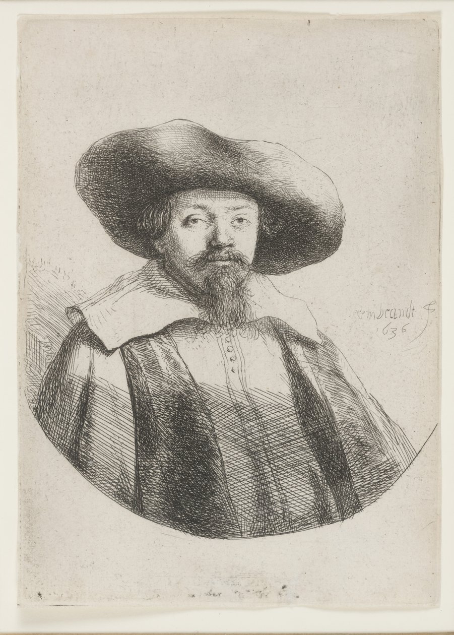 Samuel Manasseh Ben Israël, auteur juif - Rembrandt van Rijn