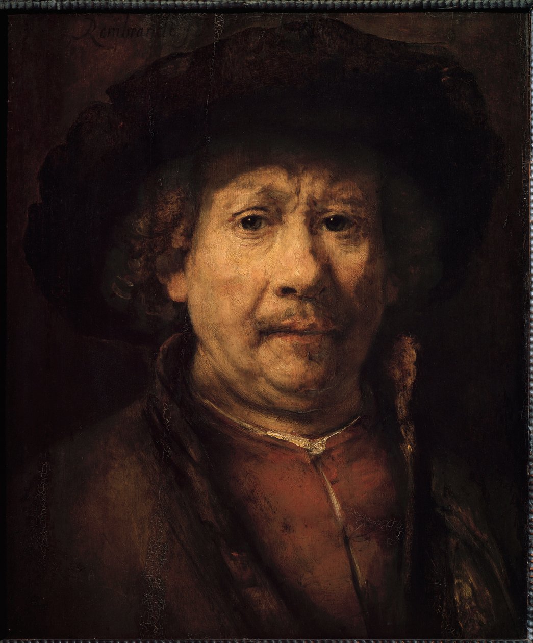Petit autoportrait - Rembrandt van Rijn