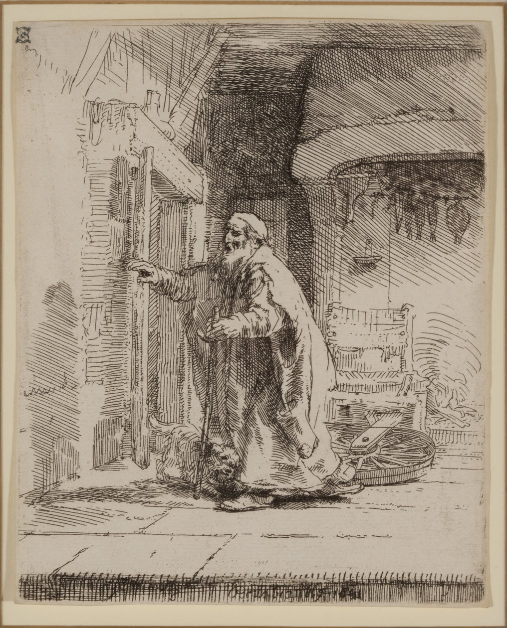 La Cécité de Tobit : la grande planche - Rembrandt van Rijn