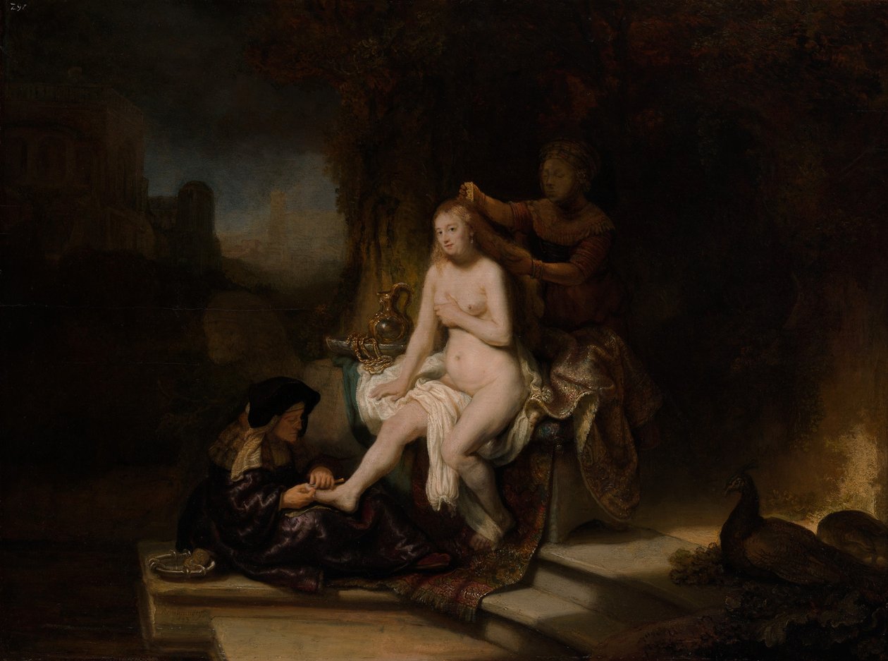 La toilette de Bethsabée - Rembrandt van Rijn