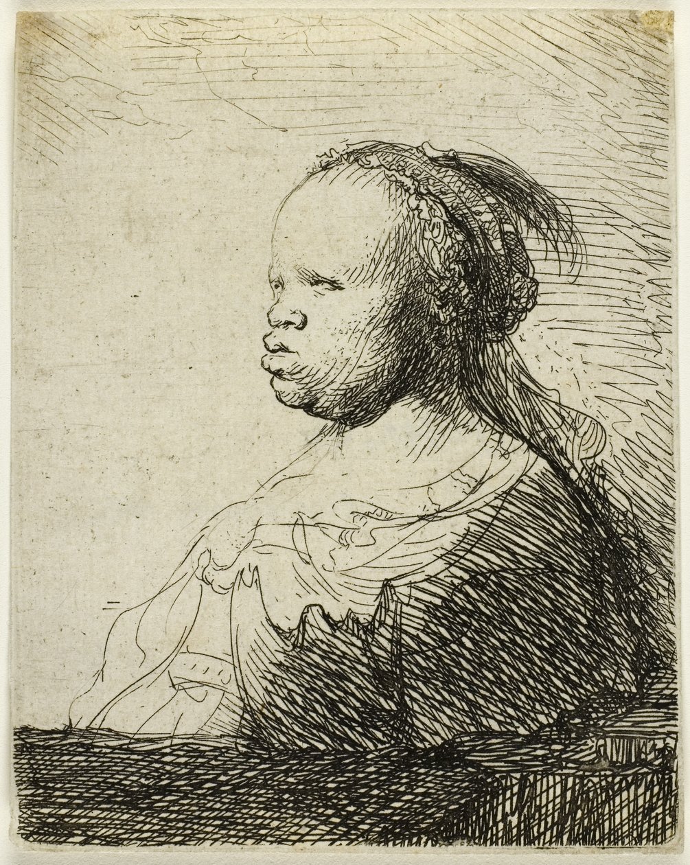 La Négresse blanche, c.1630 - Rembrandt Harmensz. van Rijn