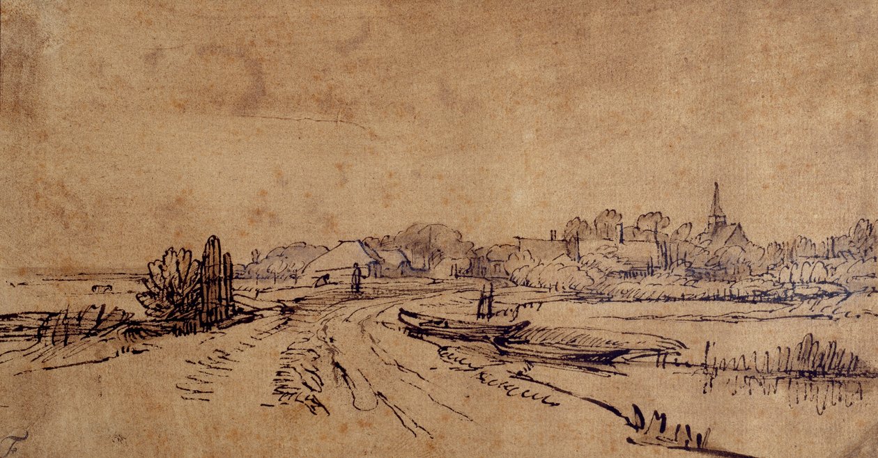 Vue de Sloten, vers 1650 - Rembrandt Harmensz. van Rijn