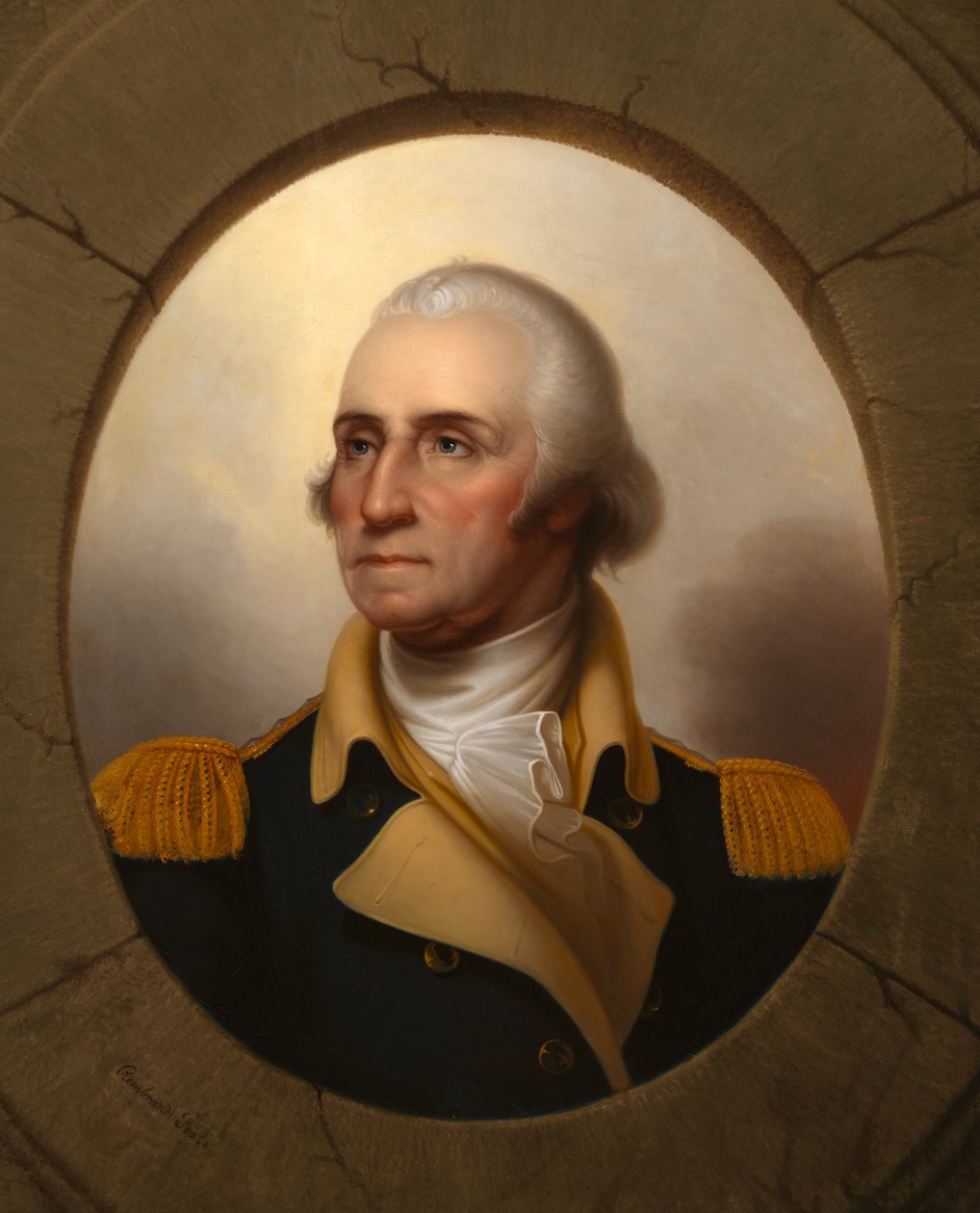 George Washington (type hublot) - Rembrandt Peale