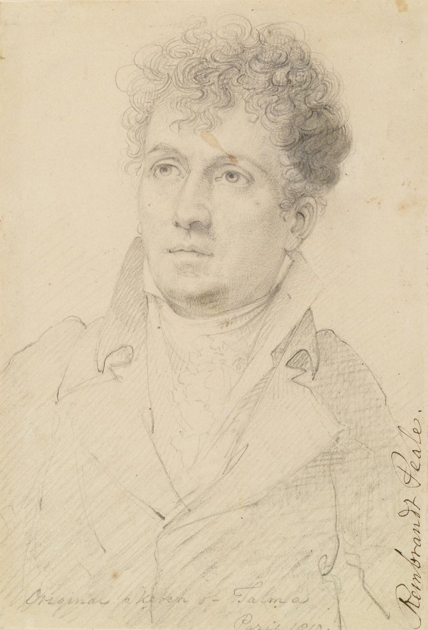 Portrait de François Joseph Talma - Rembrandt Peale