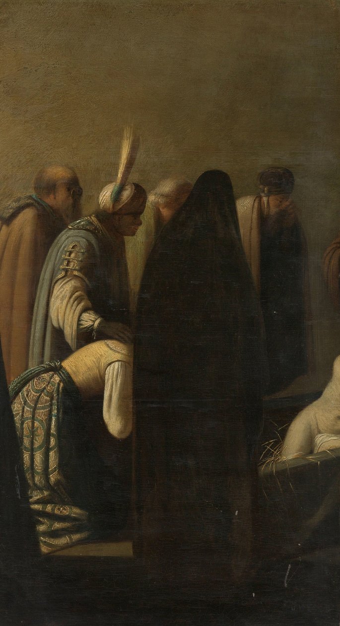 La résurrection de Lazare - Rembrandt van Rijn (school of)