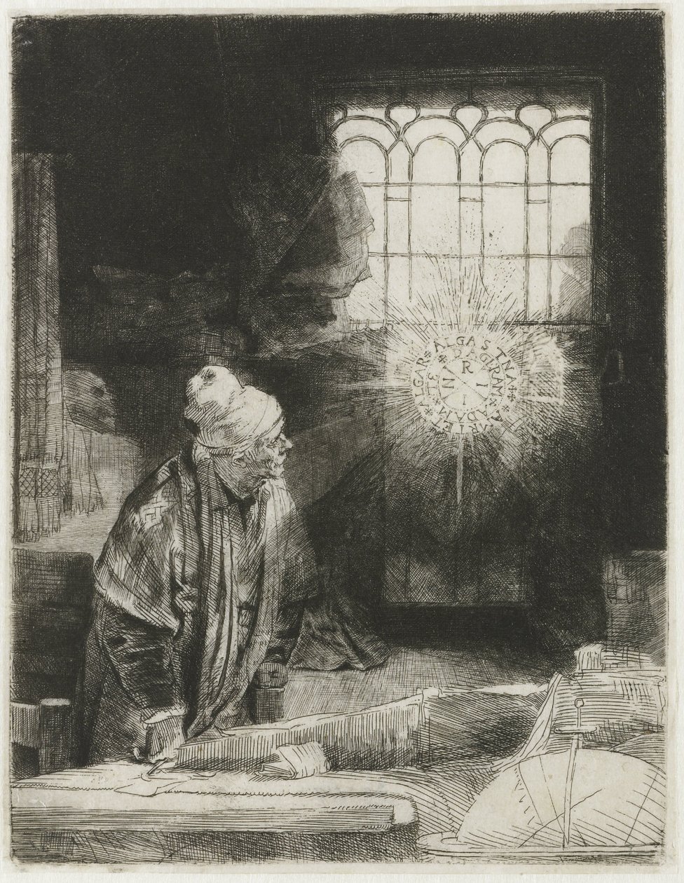 Un érudit dans son bureau - Rembrandt van Rijn