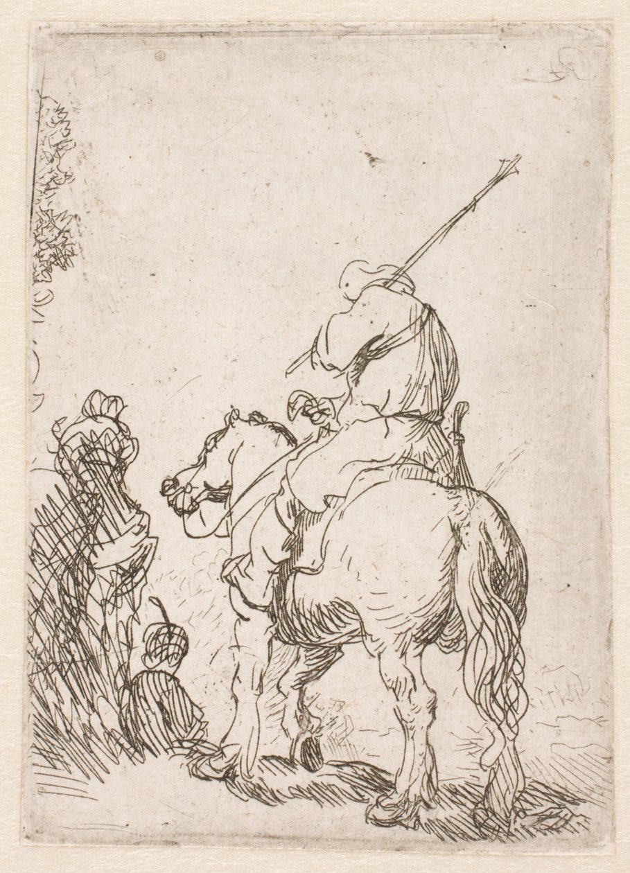 Un soldat coiffé d