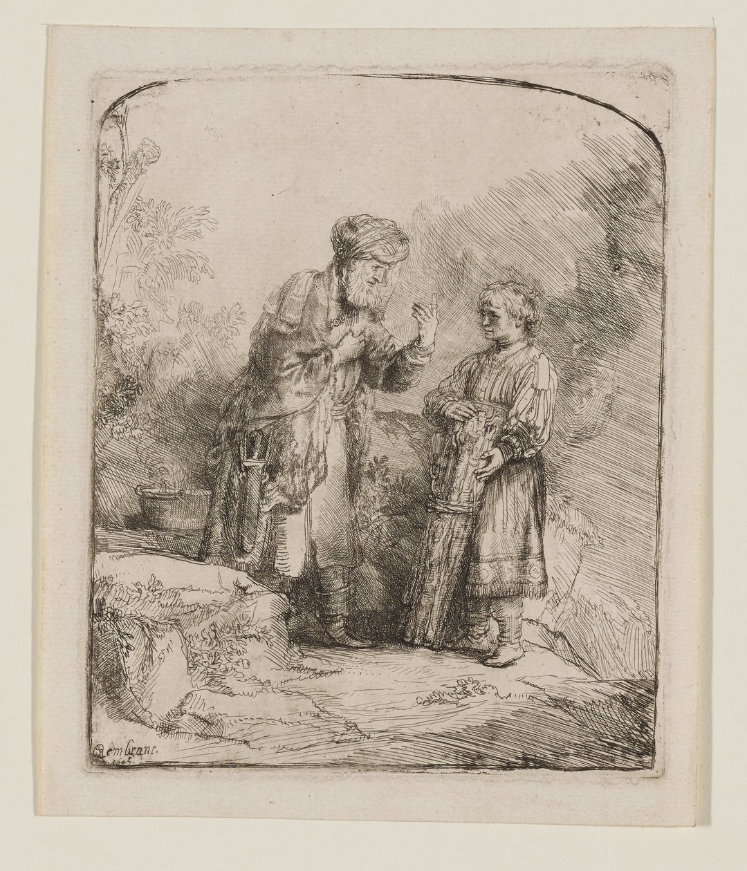Abraham et Isaac - Rembrandt van Rijn