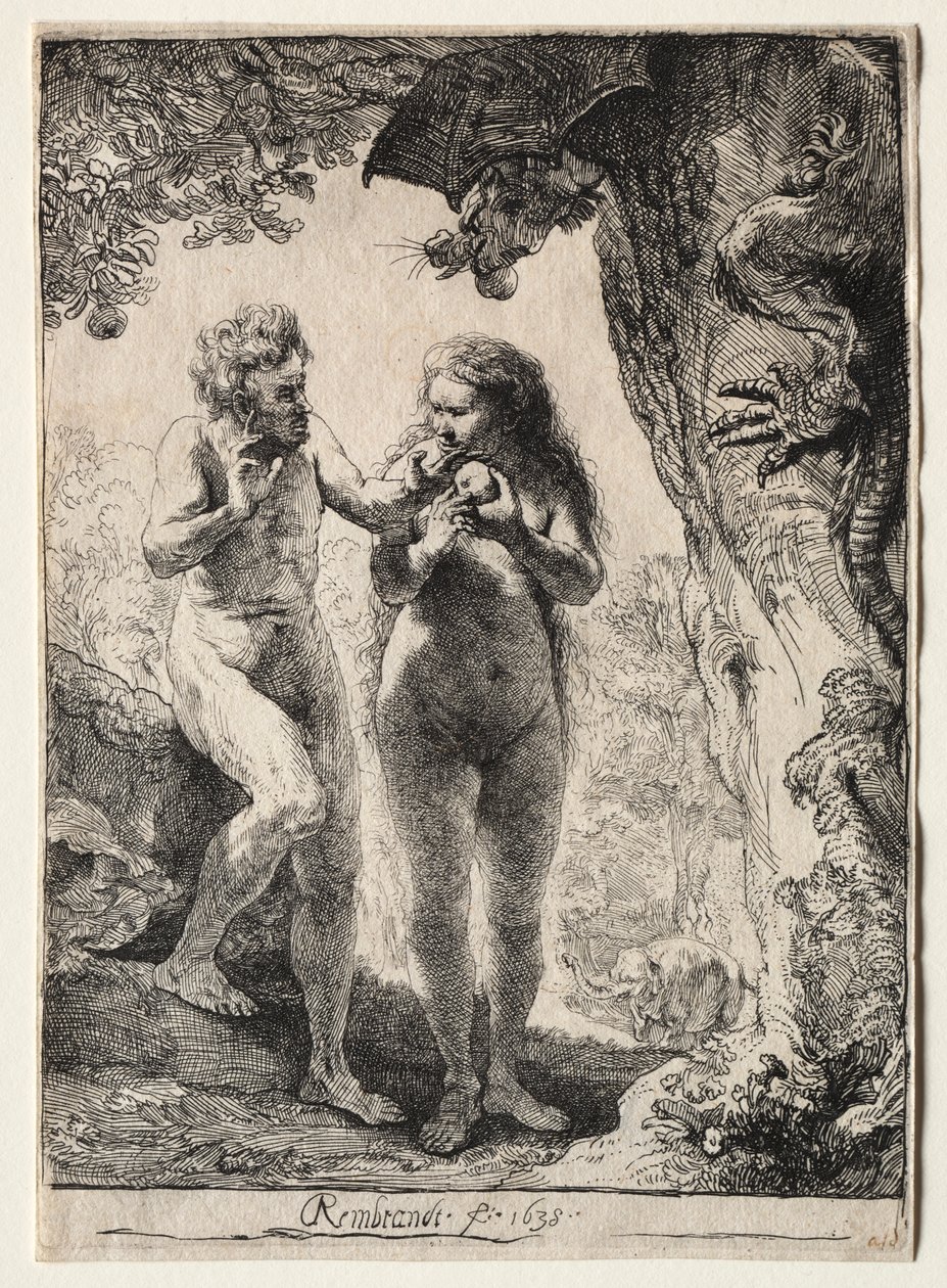 Adam et Ève - Rembrandt van Rijn