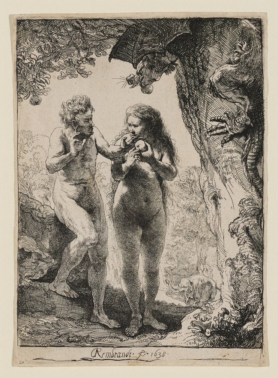 Adam et Ève - Rembrandt van Rijn