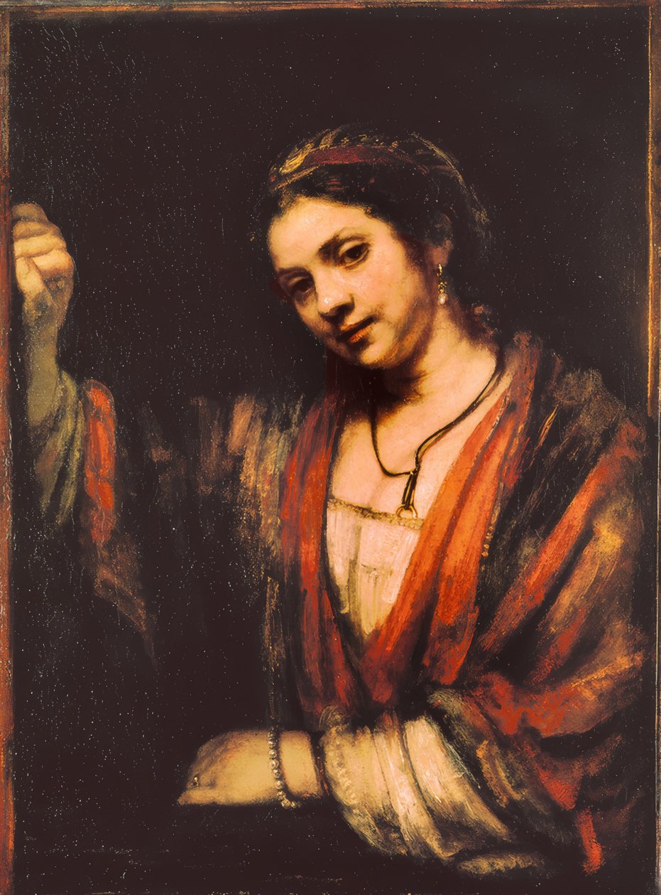 Portrait de Hendrickje Stoffels - Rembrandt van Rijn