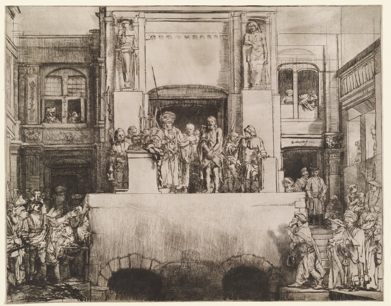 Le Christ présenté au peuple (Ecce Homo) - Rembrandt van Rijn