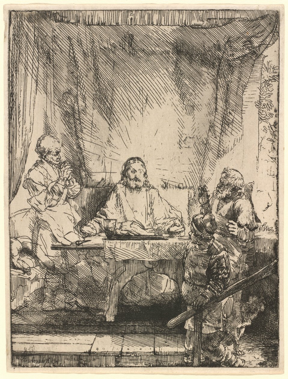 Le Christ à Emmaüs : le grand format - Rembrandt van Rijn