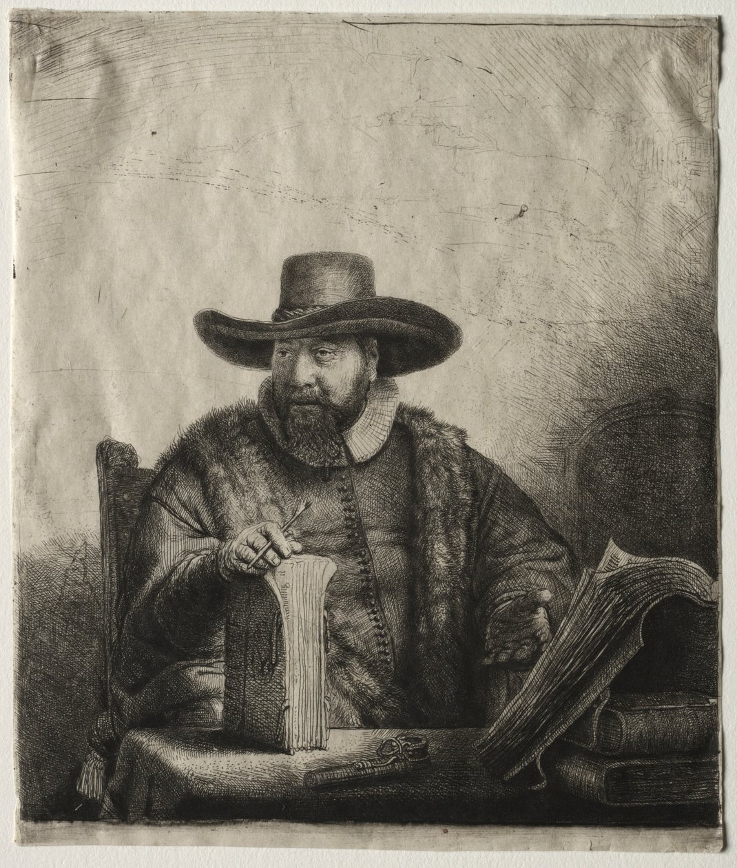 Cornelis Claesz Anslo, prédicateur mennonite, 1641 - Rembrandt van Rijn