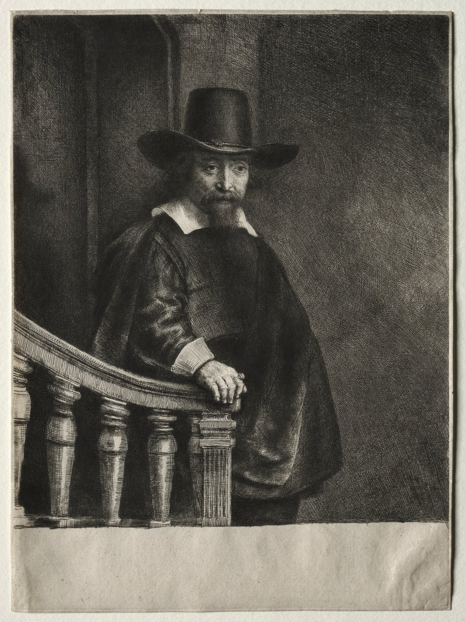 Ephraim Bonus, médecin juif, 1647 - Rembrandt van Rijn