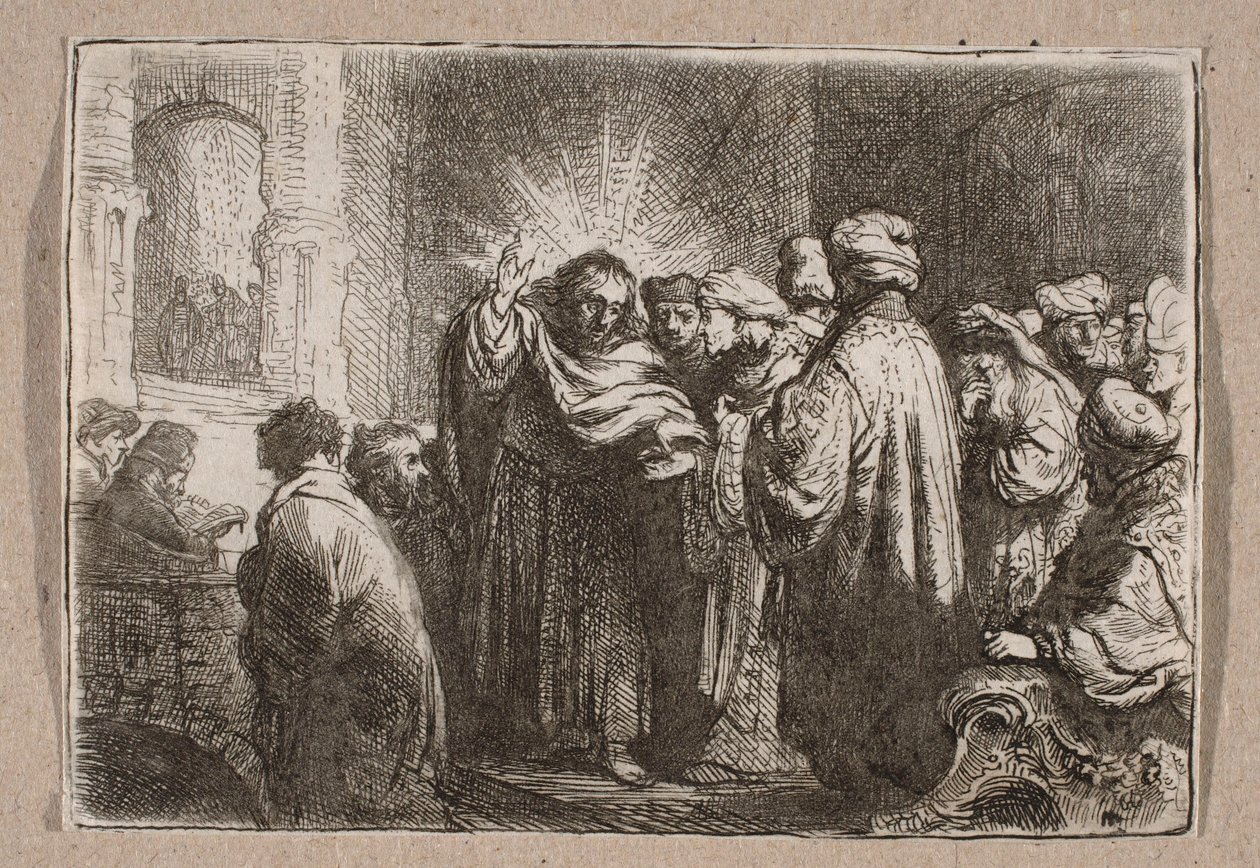 Un sou de loyer - Rembrandt van Rijn
