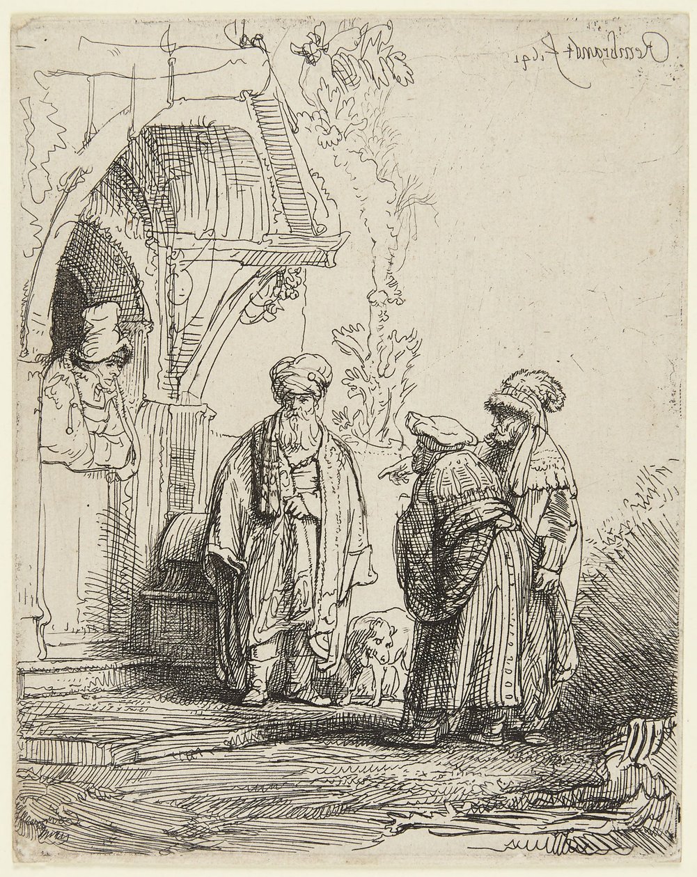 Jacob et Laban  - Rembrandt van Rijn