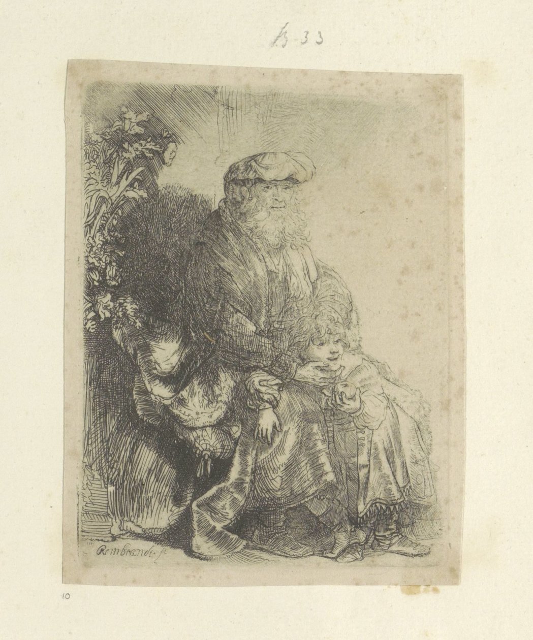 Jacob embrasse Benjamin - Rembrandt van Rijn