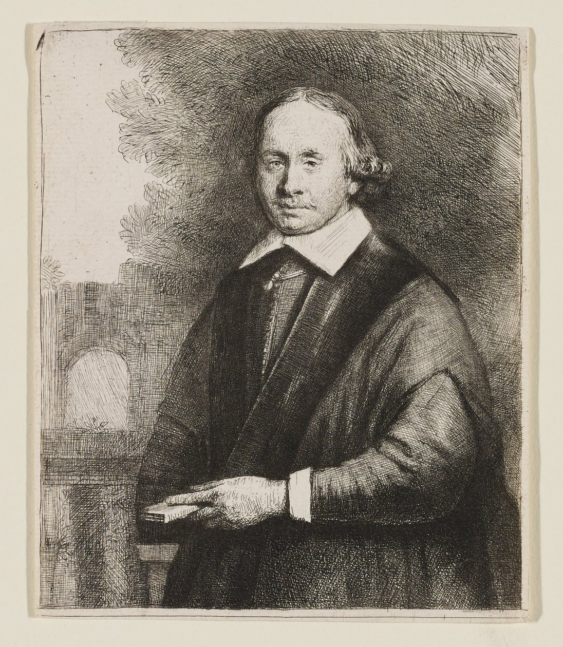 Jan Antonides Von Der Linden, professeur de médecine - Rembrandt van Rijn