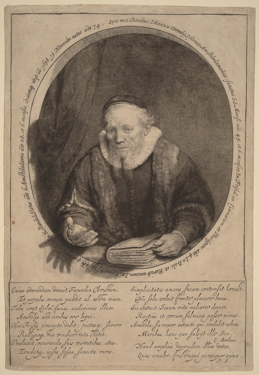 Jan Cornelisz Sylvius - Rembrandt van Rijn