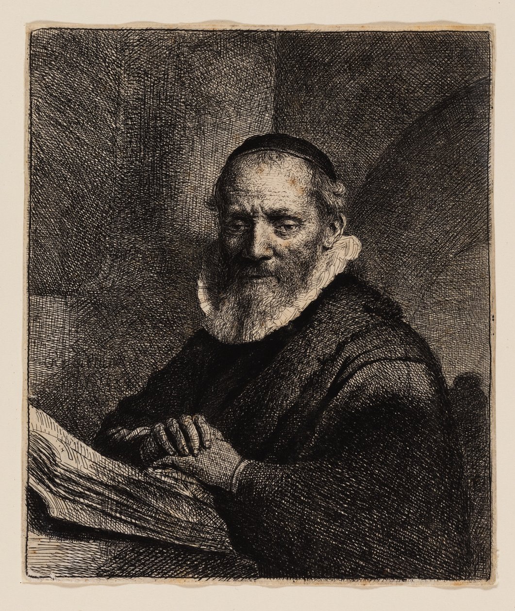 Jan Cornelius Sylvius - Rembrandt van Rijn