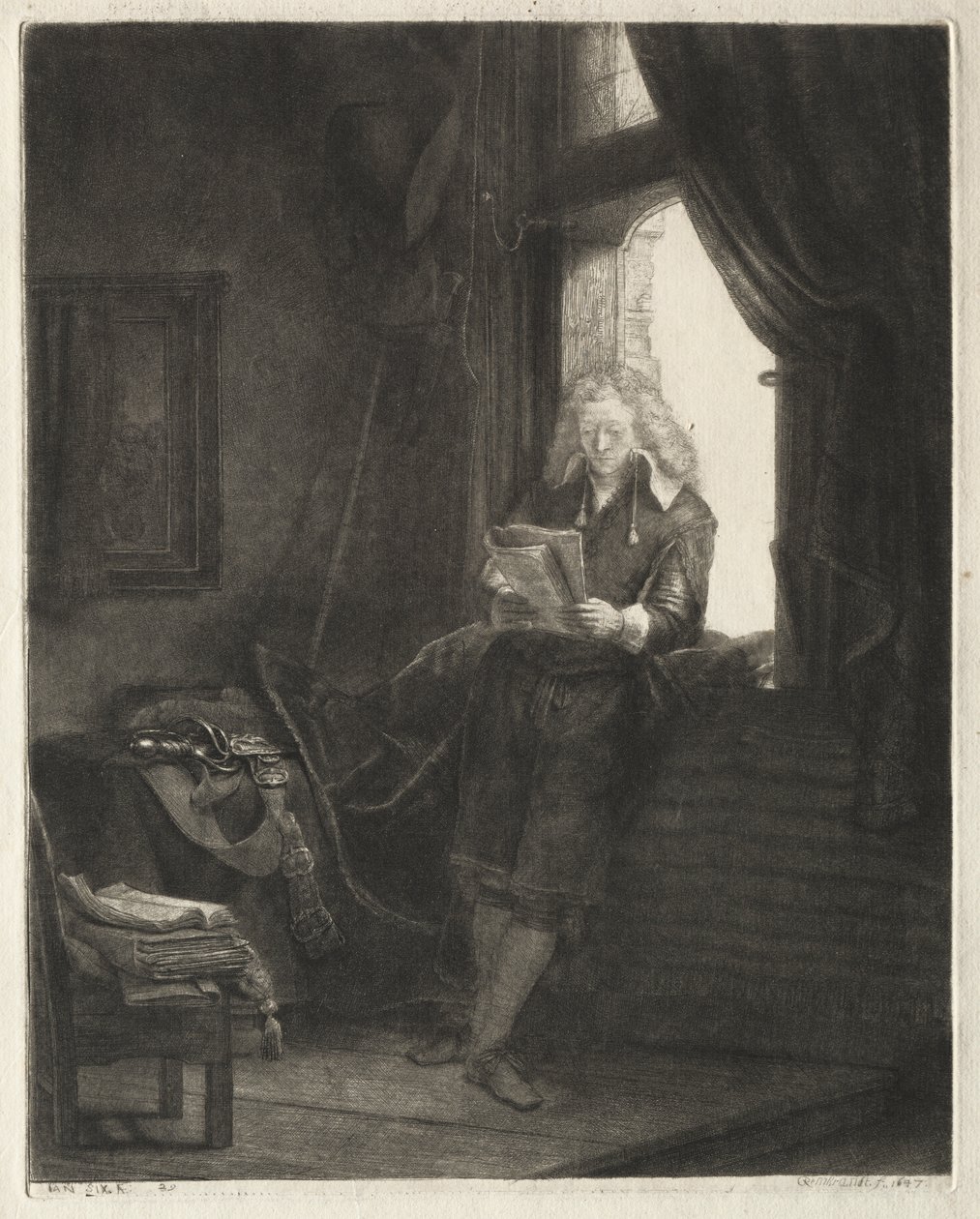 Jan Six - Rembrandt van Rijn