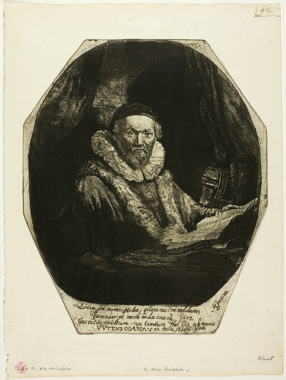 Jan Uytenbogaert - Rembrandt van Rijn