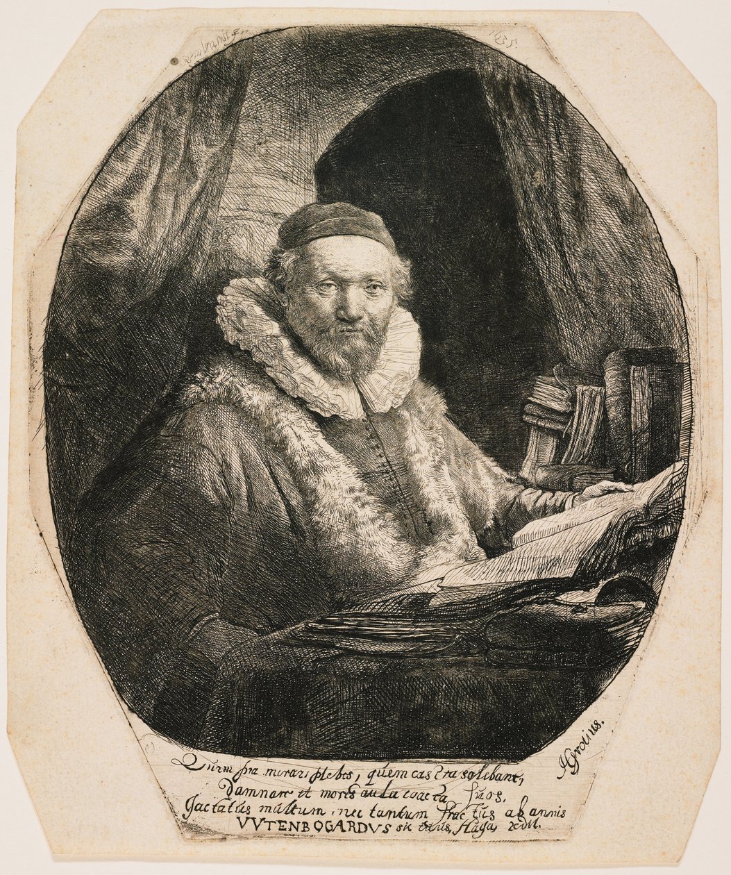 Jan Uytenbogaert, prédicateur des remonstrants - Rembrandt van Rijn