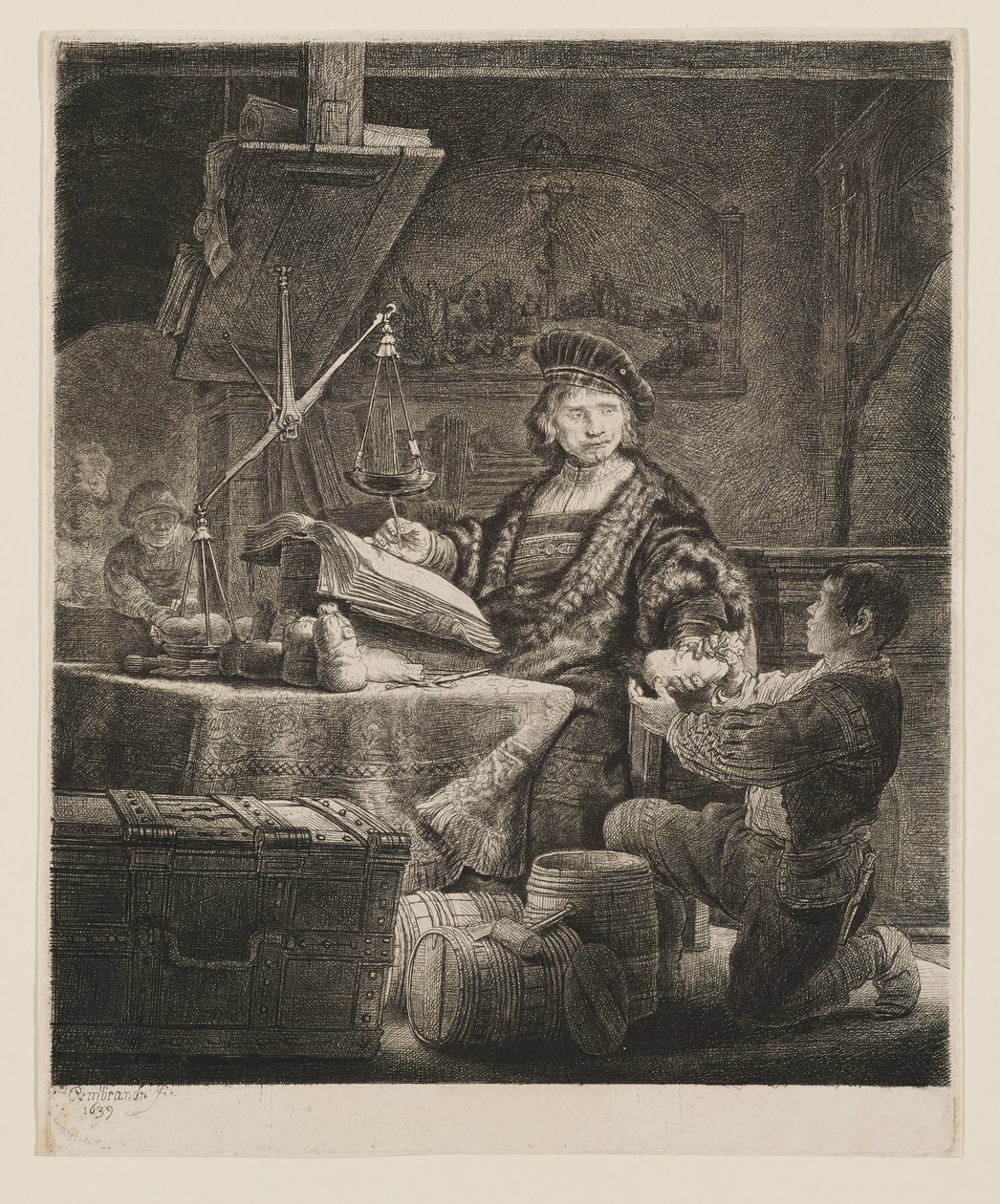 Jan Uytenbogaert, receveur général - Rembrandt van Rijn