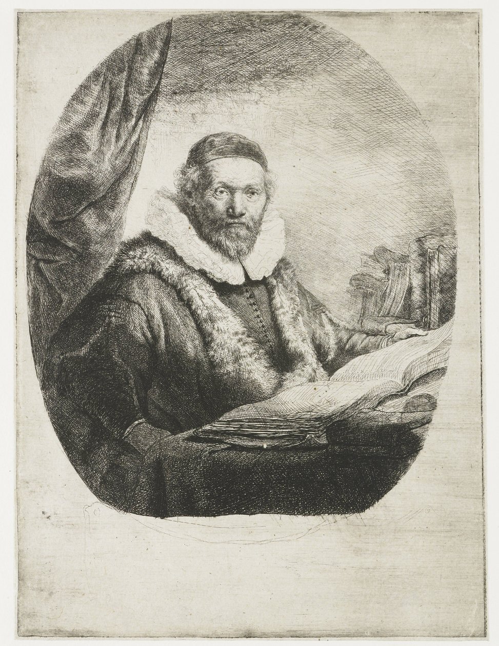 Johannes Wtenbogaert - Rembrandt van Rijn