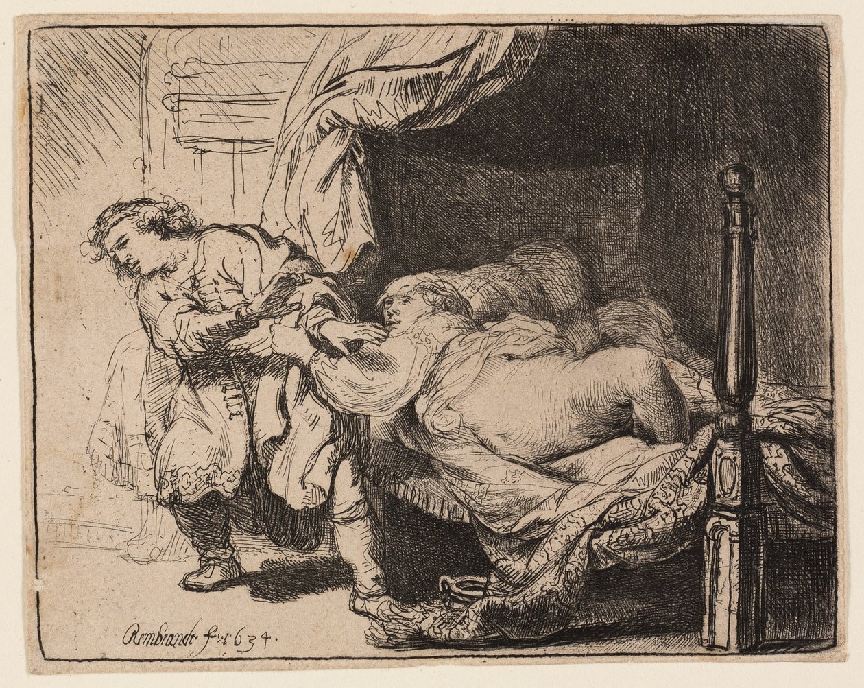 Joseph et la femme de Potiphar - Rembrandt van Rijn