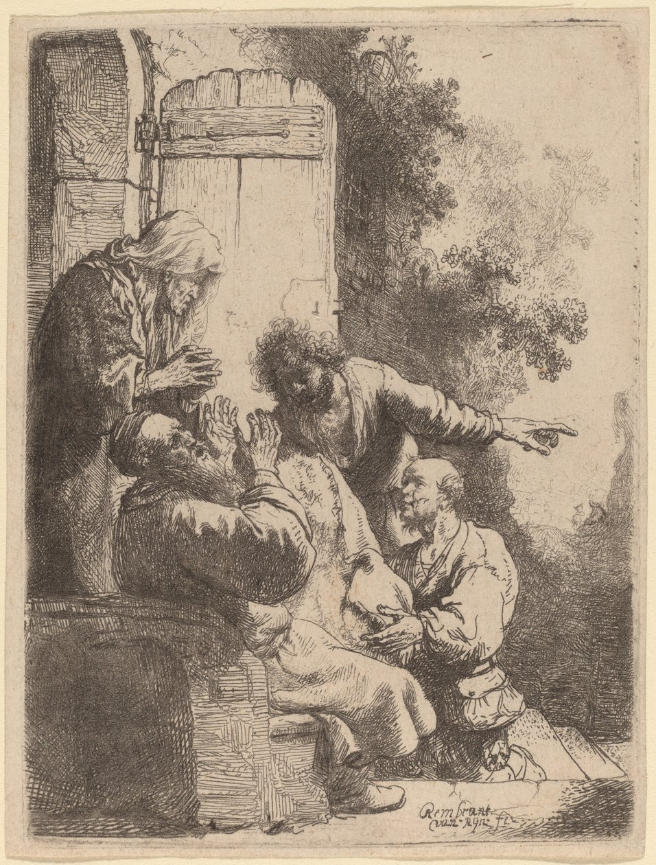Le Manteau de Joseph Apporté à Jacob - Rembrandt van Rijn