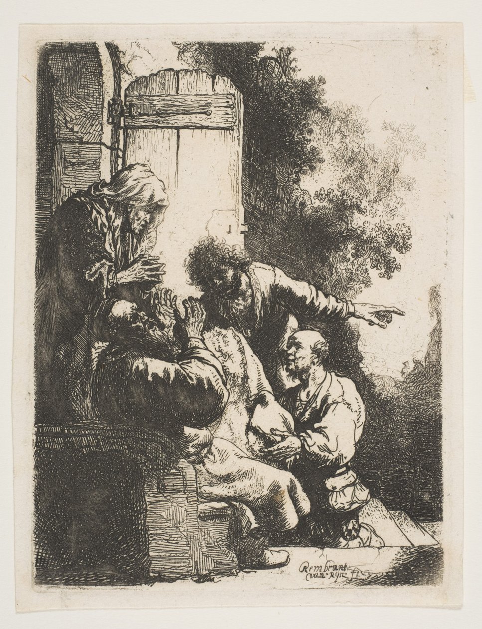 Le manteau de Joseph apporté à Jacob, vers 1633 - Rembrandt van Rijn