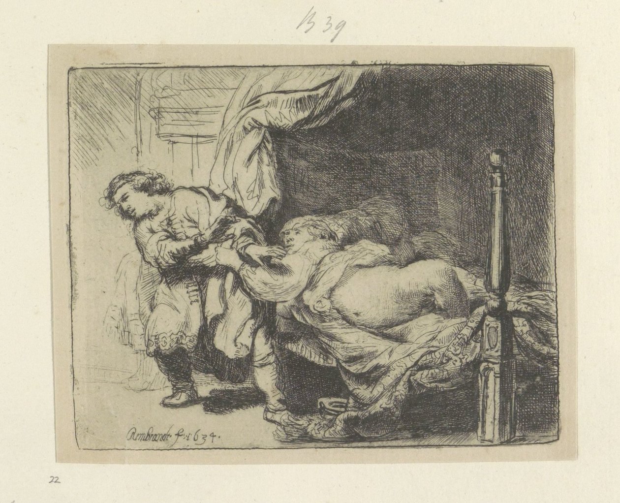 Joseph et la femme de Potiphar - Rembrandt van Rijn