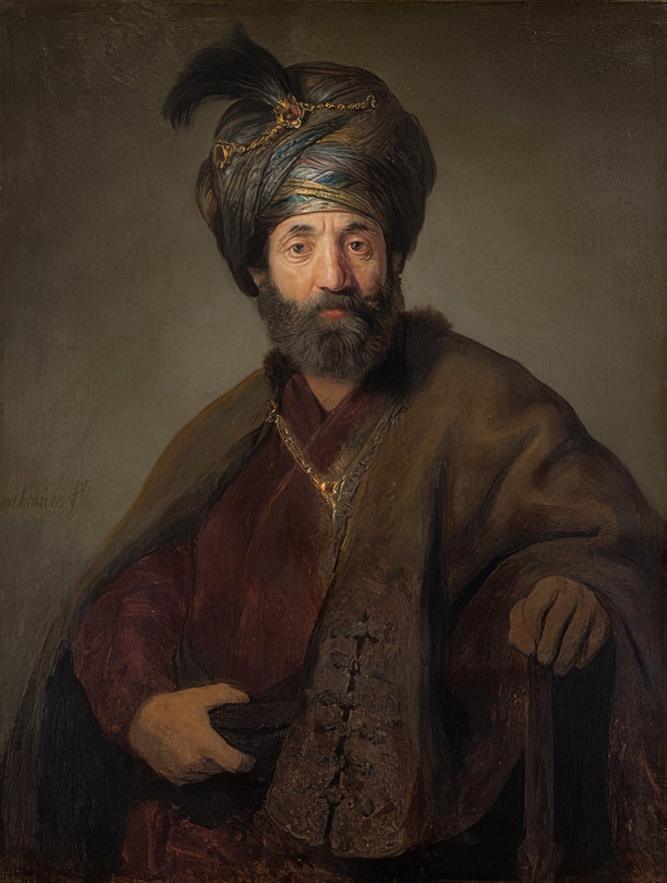Homme en costume oriental, vers 1635 - Rembrandt van Rijn