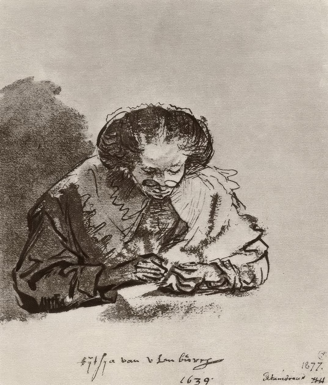 Portrait de Titia van Uylenburgh - Rembrandt van Rijn