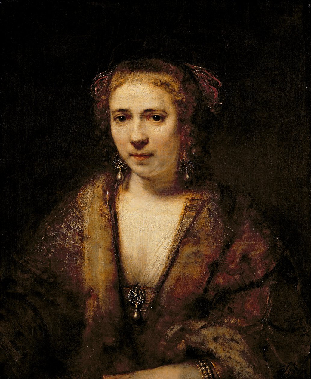 Portrait de Hendrikje Stoffels (1625-63) - Rembrandt van Rijn