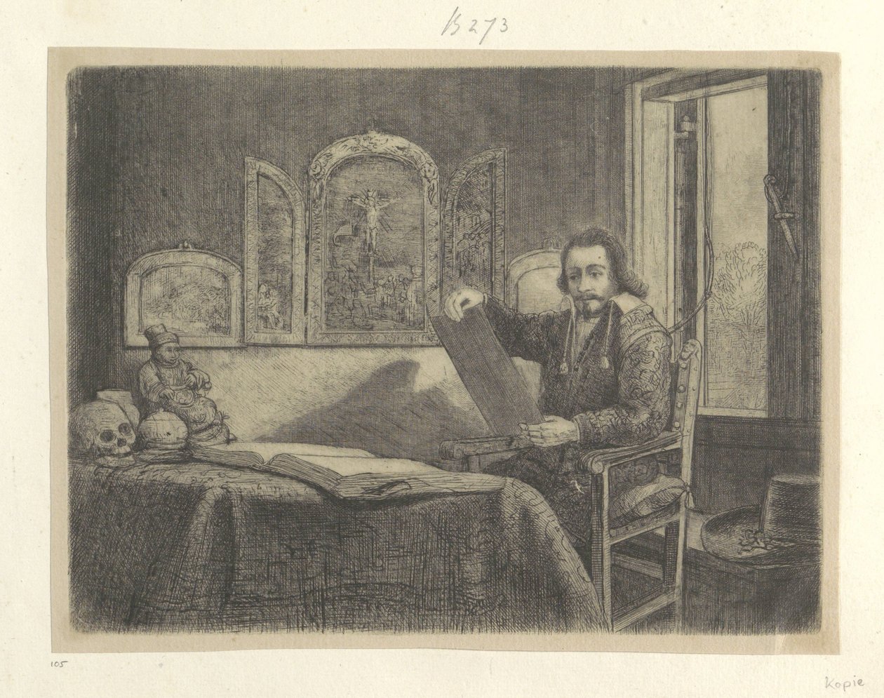 Portrait du pharmacien Abraham Francen - Rembrandt van Rijn