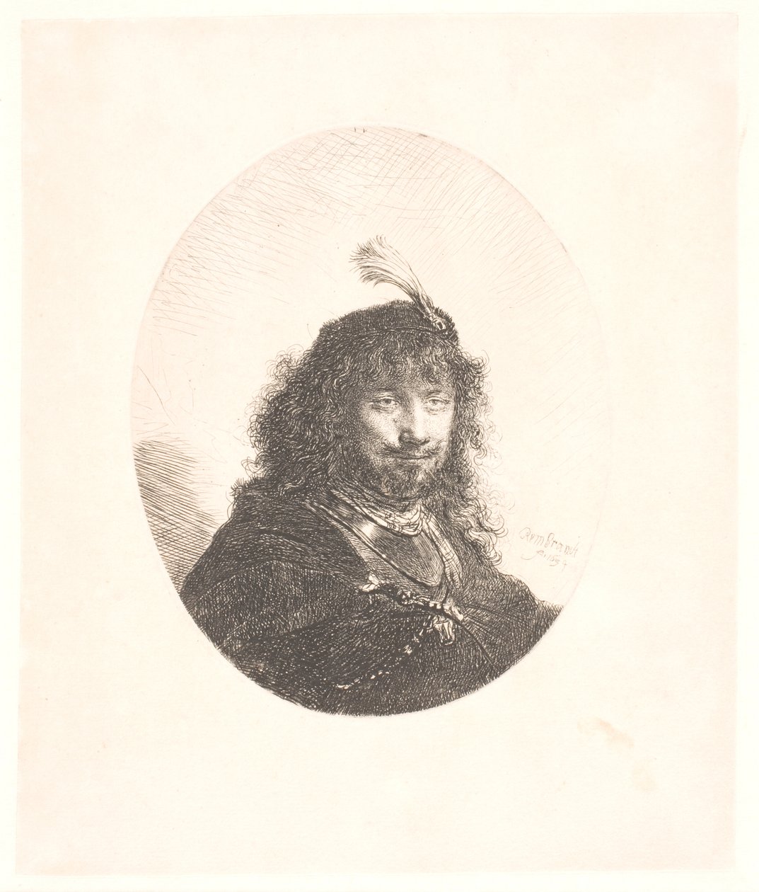 Rembrandt, coiffé d
